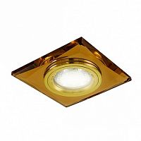 Светильник встраиваемый СВ 03-02 MR16 50Вт G5.3 коричневый/золото |  код. SQ0359-0045 |  TDM